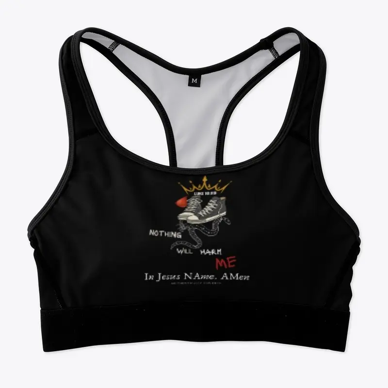 Nothing Will Harm Me Street Sports Bra