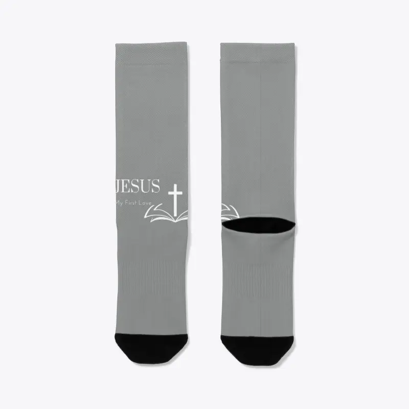 Jesus My First Love Crew Socks