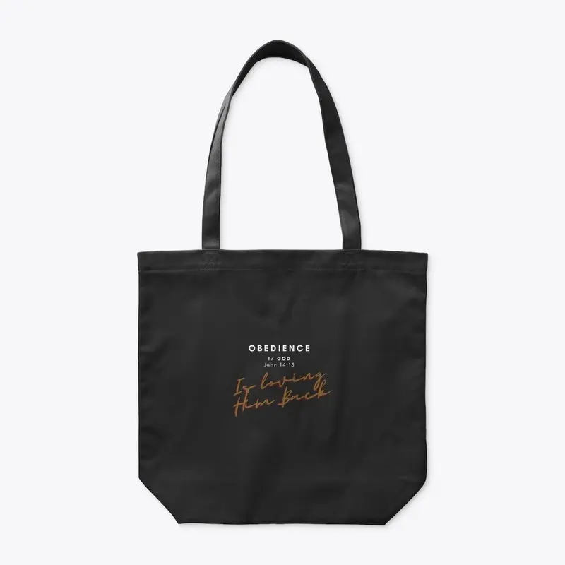 Obedience Organic Tote Bag