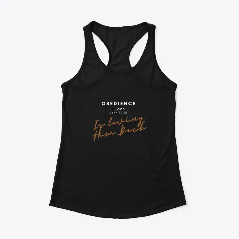 Obedience Racerback Tank