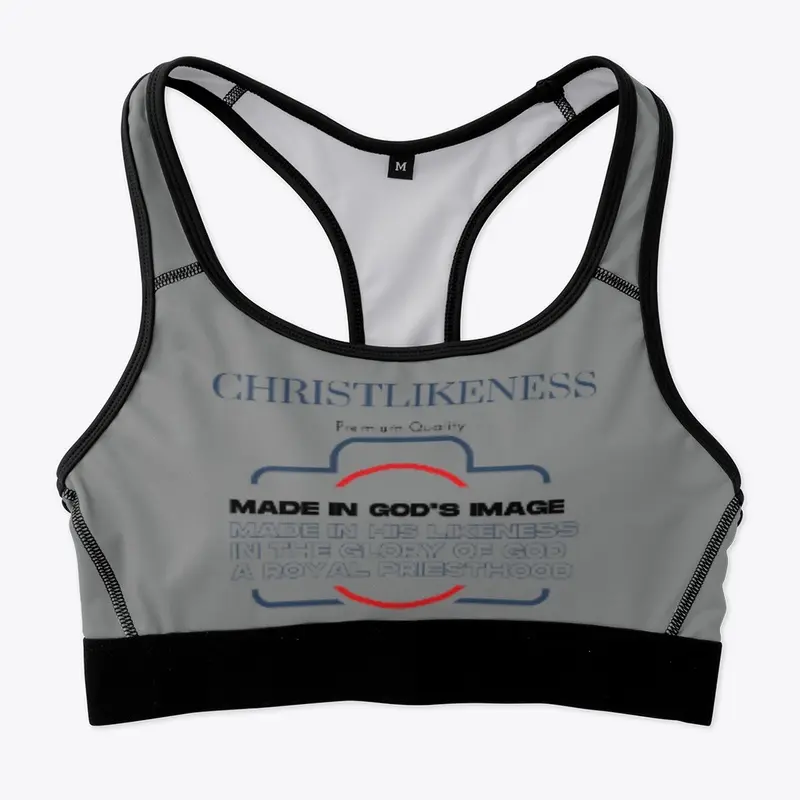 Made in God's Image Sports Bra