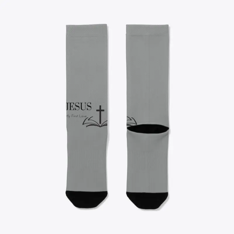 Jesus My First Love Crew Socks