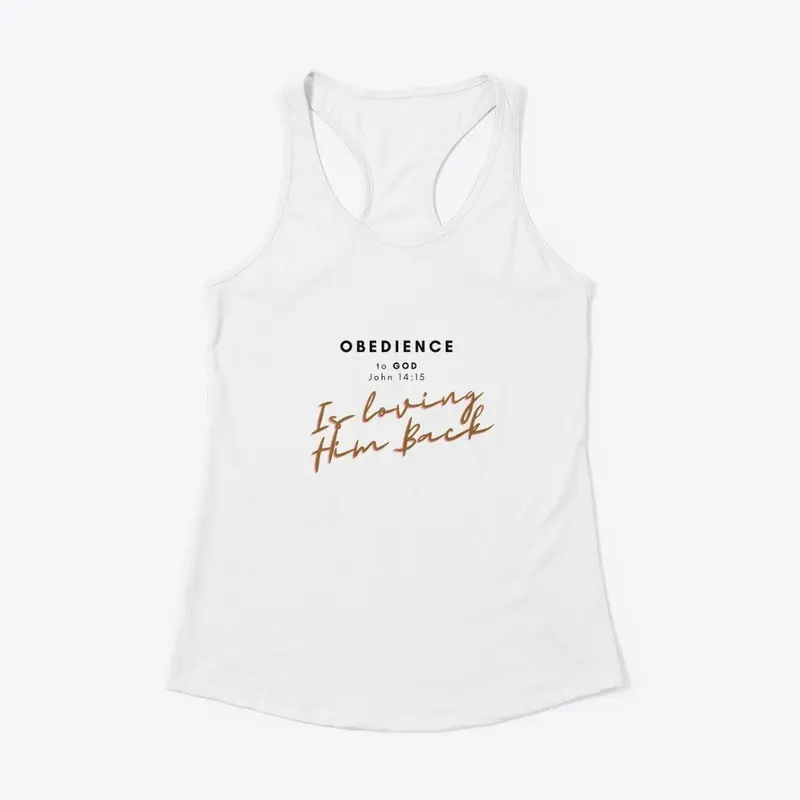 Obedience Racerback Tank